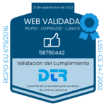 Web validada en cumplimiento normativo